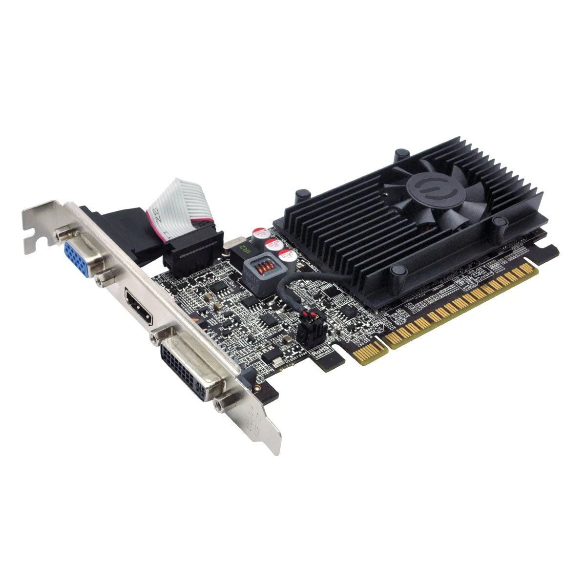 Aarvex Nvidia Graphic Card GT730 4GB DDR3 With HDMI, DVI, VGA Ports view 2